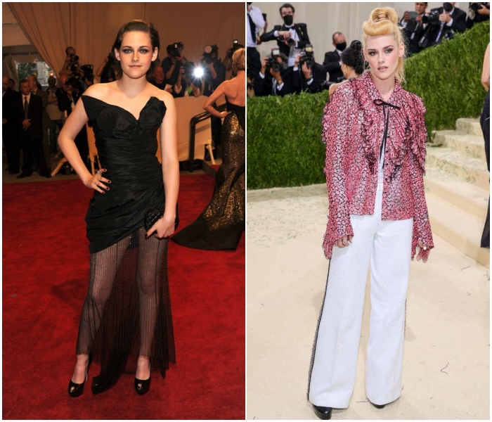 Kristen Stewart en 2010 Vs. 2021