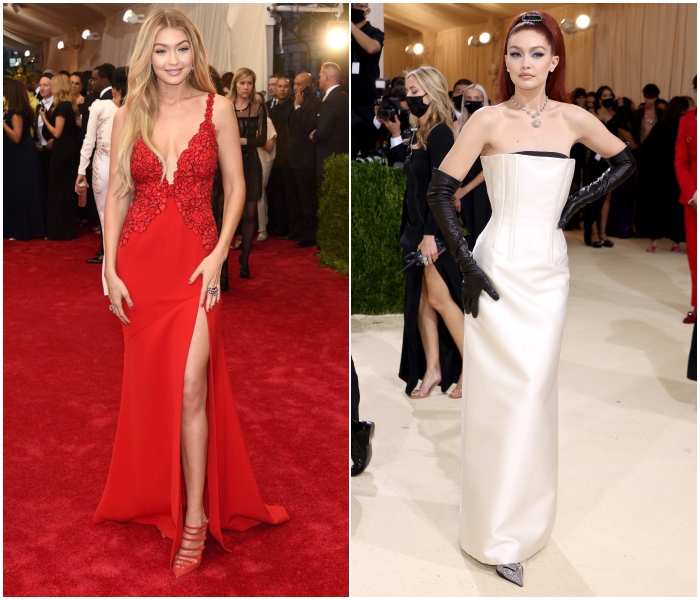 Gigi Hadid en 2015 Vs. 2021