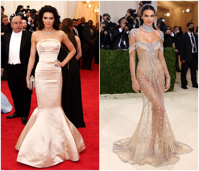 Kendall Jenner en 2014 Vs. 2021