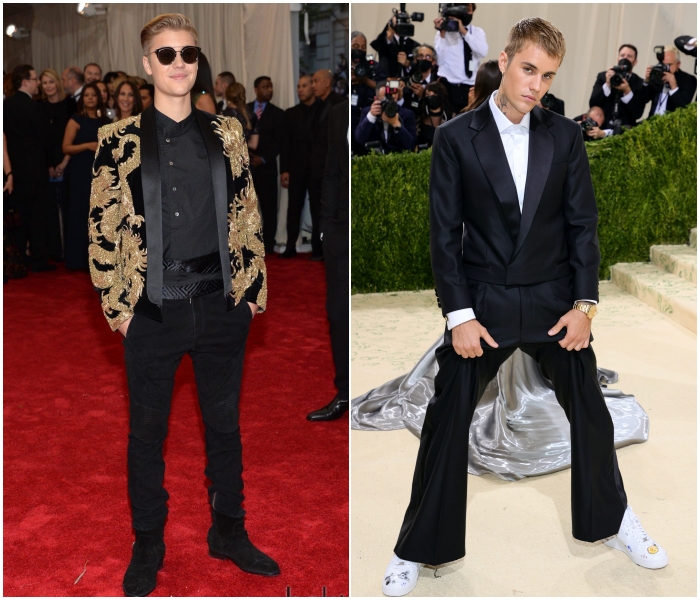 Justin Bieber en 2015 Vs. 2021