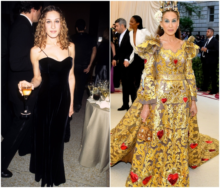 Sarah Jessica Parker en 1995 Vs. 2018