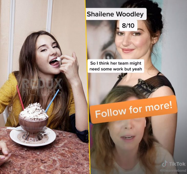 Shailene Woodley; Tiktoker que trabajó en restaurantes califica a los famosos que atendió
