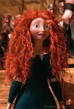 GIF de Mérida sorprendida de la película Valiente 