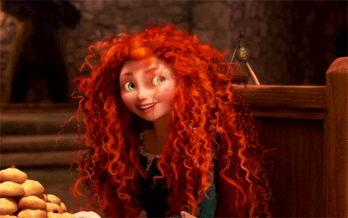 GIF de Mérida, la protagonista de la película Valiente