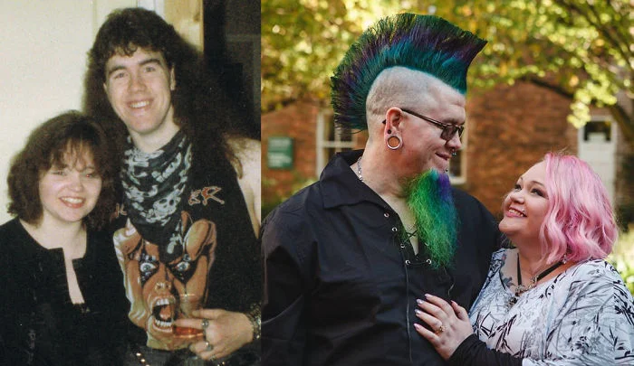 esposos punk; 15 Imágenes que capturan a la perfección el amor verdadero