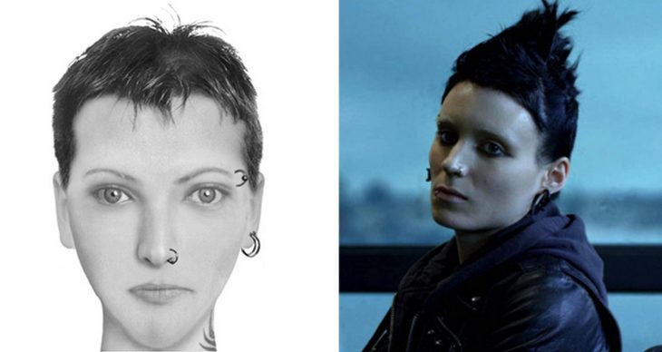 Imagen comparativa del personaje Lisbeth Salander 'Los hombres que no amaban a las mujeres'
