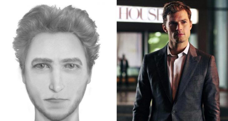 imagen comparativa del personaje Christian Grey 'Cincuenta Sombras de Grey'