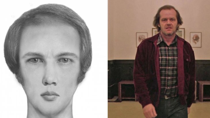 Imagen comparativa del personaje Jack Torrance 'El Resplandor'