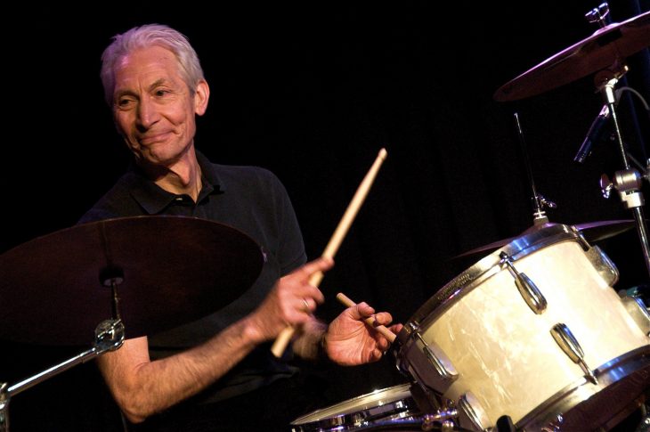 fotografía de Charlie Watts, baterista de Rolling Stones