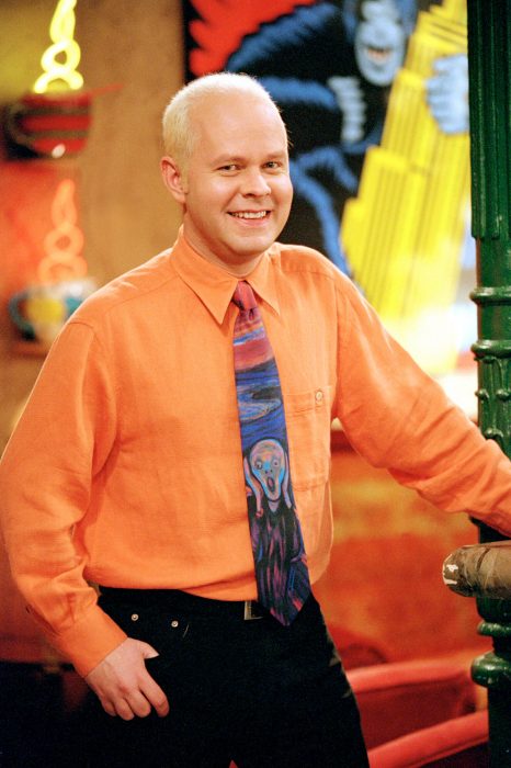 James Michael Tyler durante la grabación de Friends