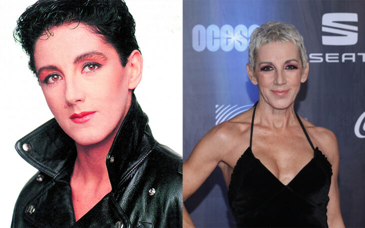 Antes y después de cantantes de los 90