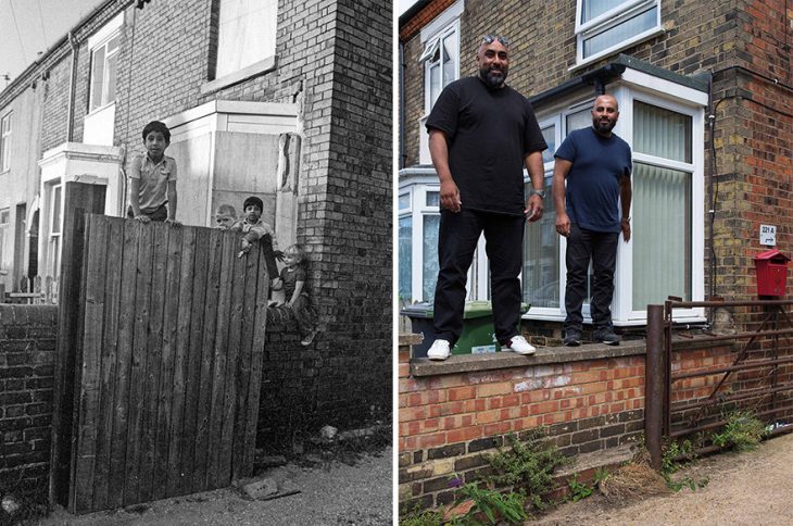 hermanos; Chris Porsz Fotógrafo encuentra a personas que fotografió hace años y logra recrear las imágenes