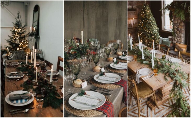 Decoración en mesa; Tendencias decoración navideña 2021
