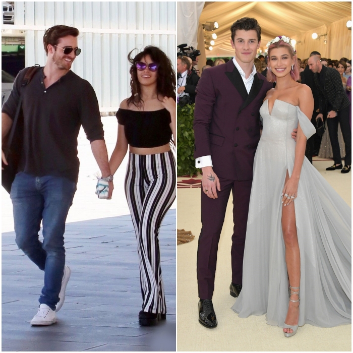 Camila Cabello y Matthew Hussey, Shawn Mendes y Hailey Bieber