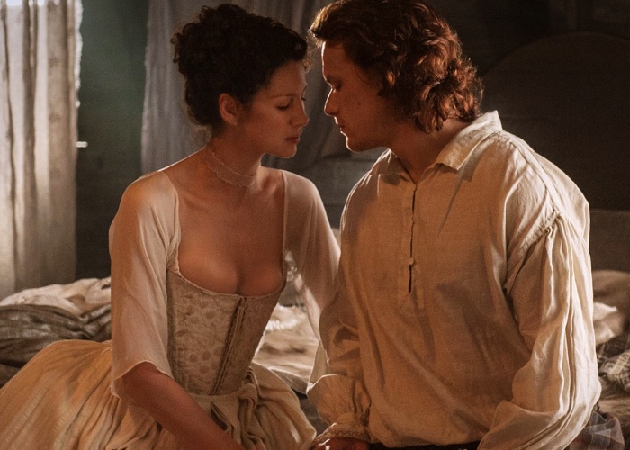 Sam Heughan y Caitriona Balfe