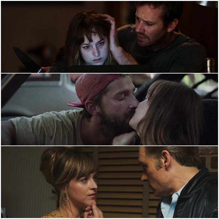 Dakota Johnson, Shia LaBeouf, Johnny Depp y Armie Hammer