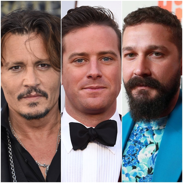 Johnny Depp, Armie Hammer y Shia LaBeouf