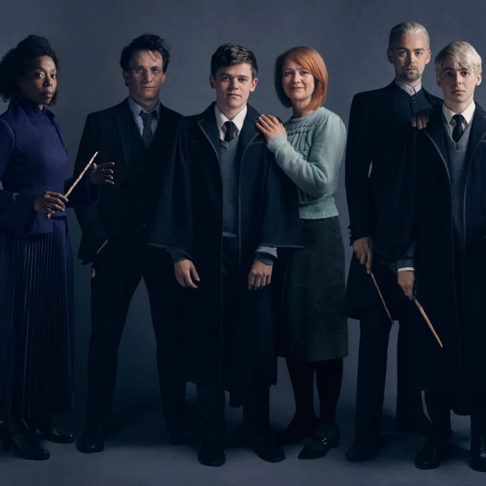 los actores de la obra de teatro 'The Cursed Child' en Londres