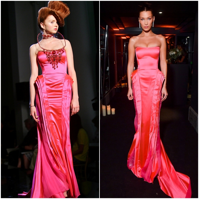 Bella Hadid en Jean Paul Gaultier