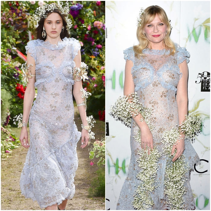 Kirsten Dunst en Rodarte
