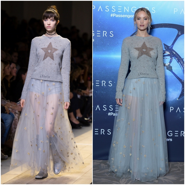 Jennifer Lawrence en Christian Dior