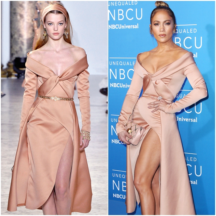 Jennifer Lopez en Elie Saab