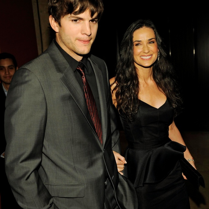 Ashton Kutcher y Demi Moore