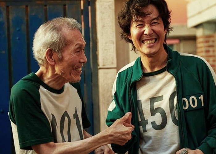 escenas de 'El juego del calamar' con Yeong-su Oh