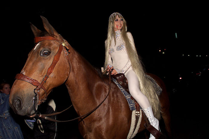 Hiedi Klum con sus diferentes disfraces en Halloween