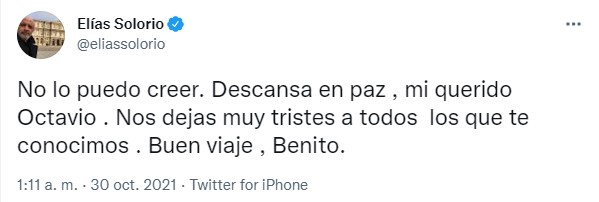 Reflexiones sobre la muerte de Octavio Ocaña