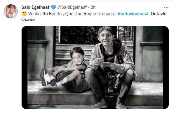 Comentarios en Twitter sobre el fallecimiento de Octavio Ocaña