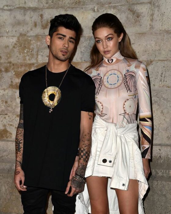Gigi Hadid junto a Zayn Malik