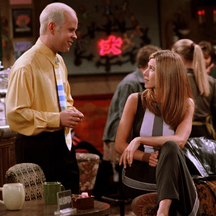 escena de Friends con Gunther y Rachel