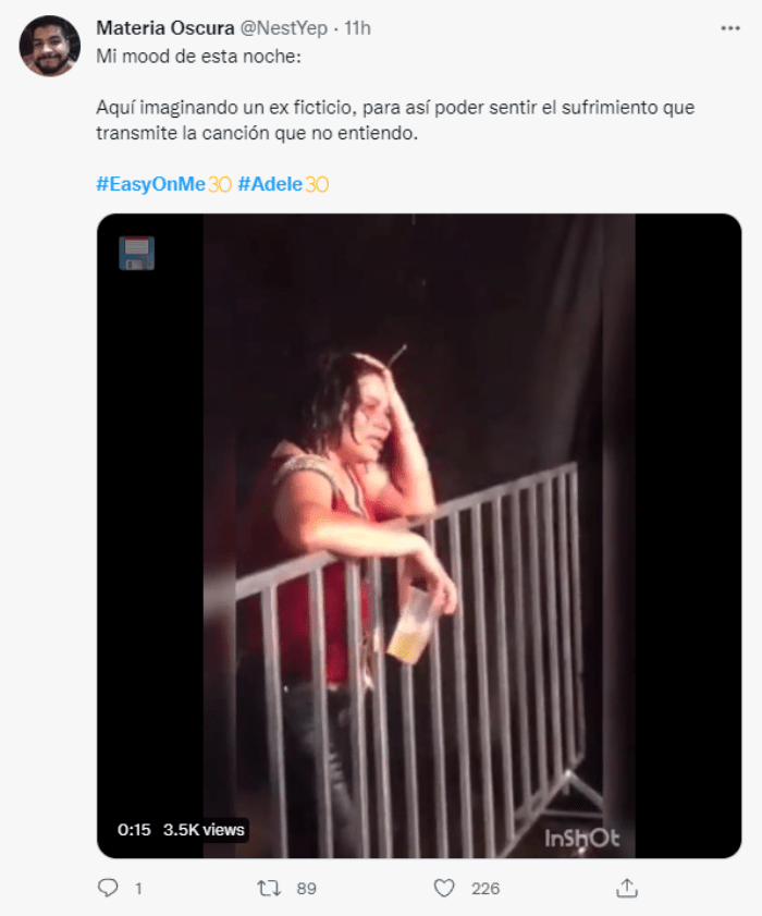 reacciones en twitter de Easy On Me