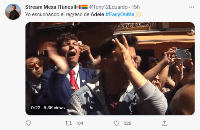 reacciones en twitter de Easy On Me