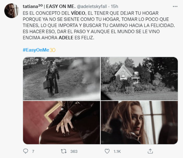 reacciones en twitter de Easy On Me