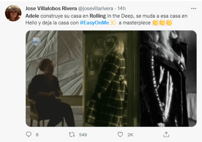reacciones en twitter de Easy On Me