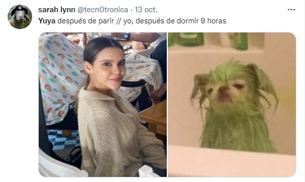 Yuya muestra la mano de su bebé en Instagram