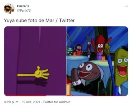 Yuya muestra la mano de su bebé en Instagram