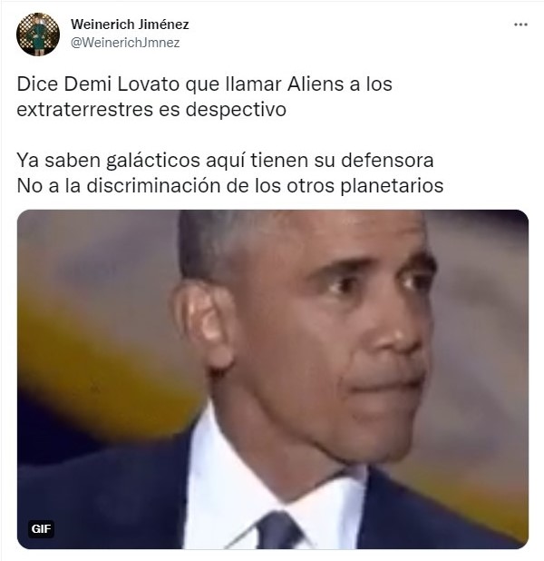 Tuit sobre Demi Lovato levanta polémica al decir que llamar 'aliens' a los extraterrestres es 'despectivo'