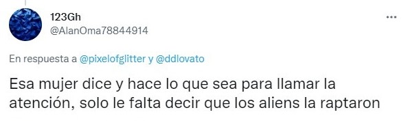 Tuit sobre Demi Lovato levanta polémica al decir que llamar 'aliens' a los extraterrestres es 'despectivo'