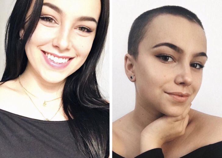 Castaña antes y después de cortar su cabello; 15 Cambios de cabello que te inspirarán a hacer lo tuyo