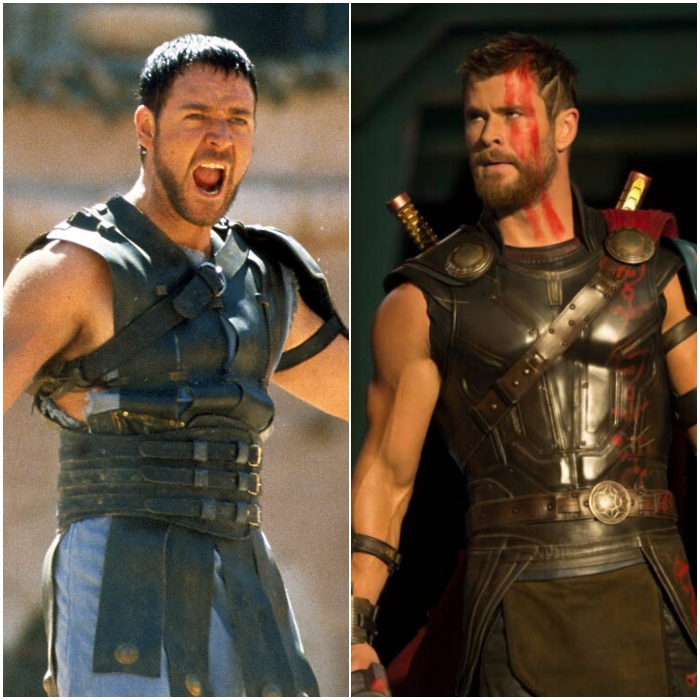 Russell Crowe y Chris Hemsworth