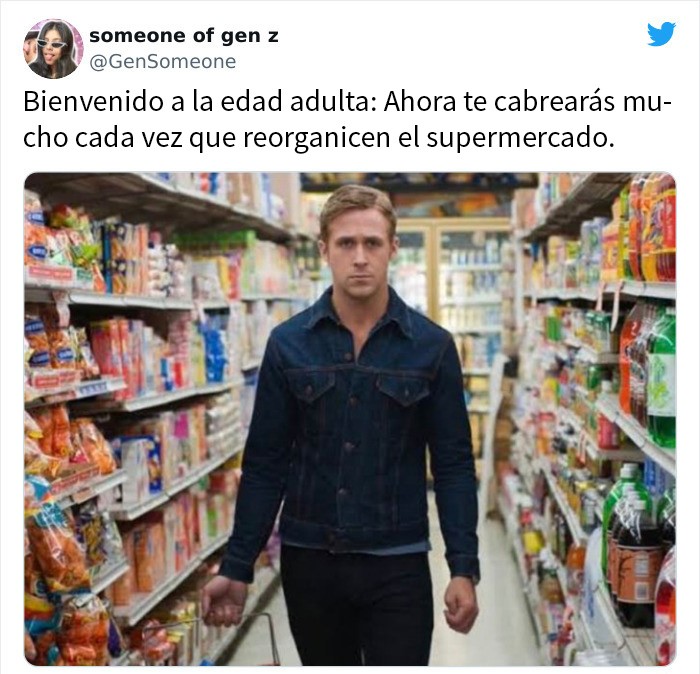 Ryan Reynolds en el supermercado ;15 Memes sobre la vida adulta con los que sí te identificarás