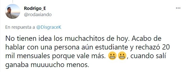 Pidió trabajo, se lo dieron y fingió ir al baño para luego escapar porque no le gustó