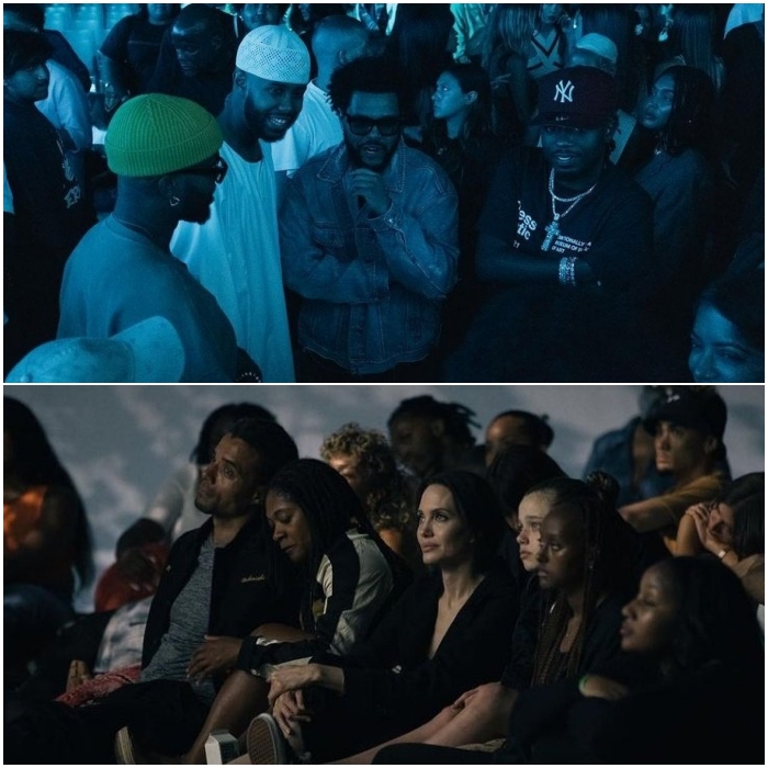 Angelina Jolie y The Weeknd