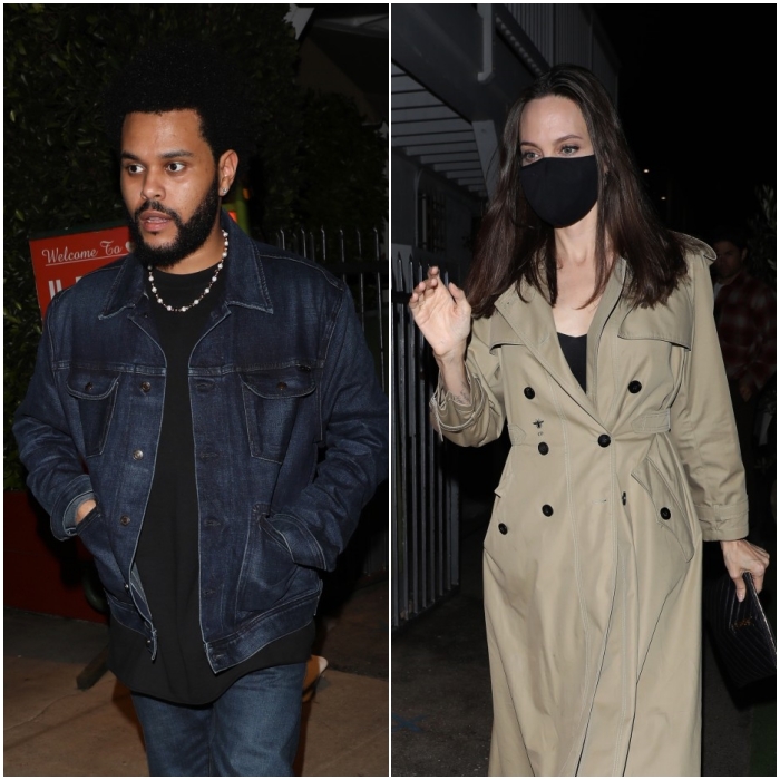 Angelina Jolie y The Weeknd