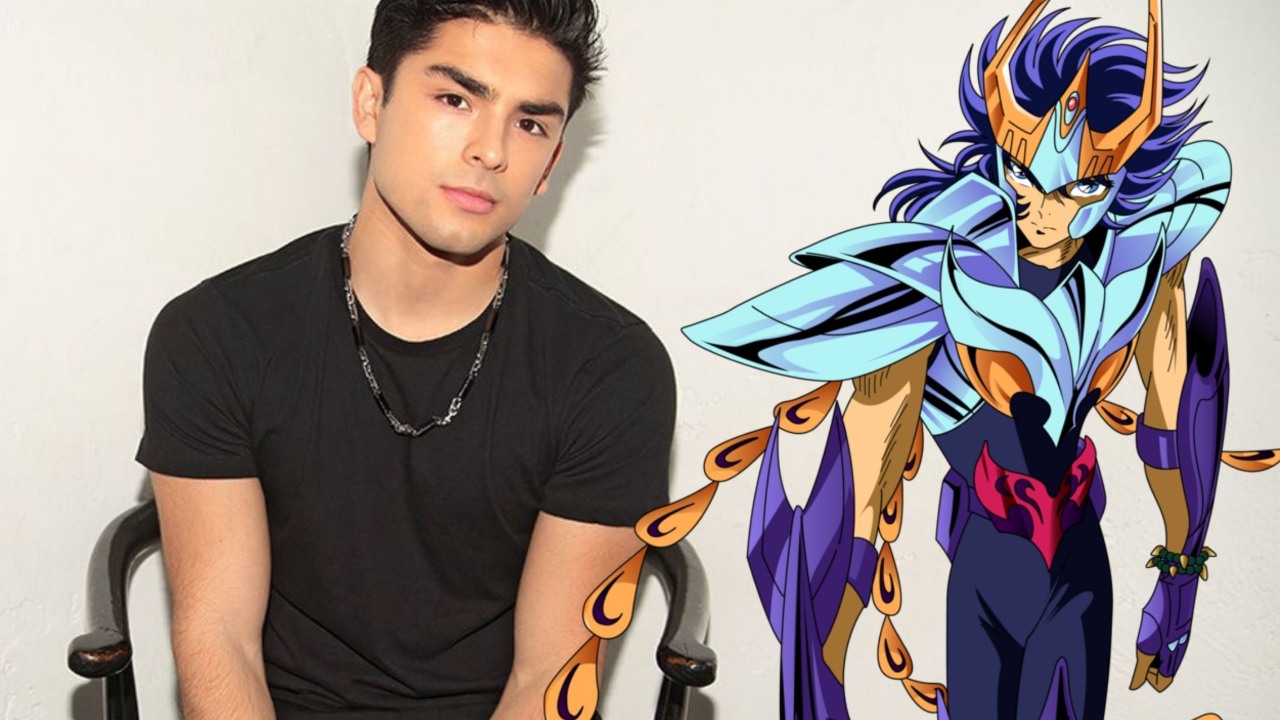 Diego Tinoco junto a Ikki de Fénix; Diego Tinoco, el mexicano que interpretará a Ikki de Fénix en la película ‘Saint Seiya’
