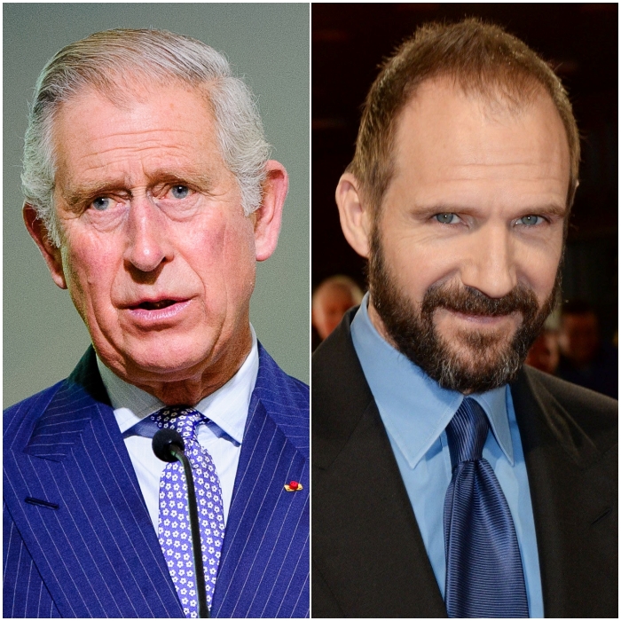 Príncipe Carlos y Ralph Fiennes