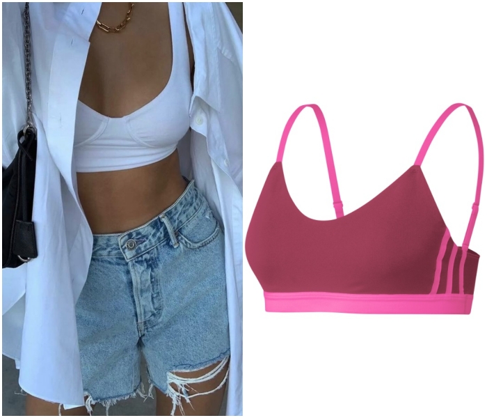 brasier deportivo, sports bra marca Adidas de Liverpool